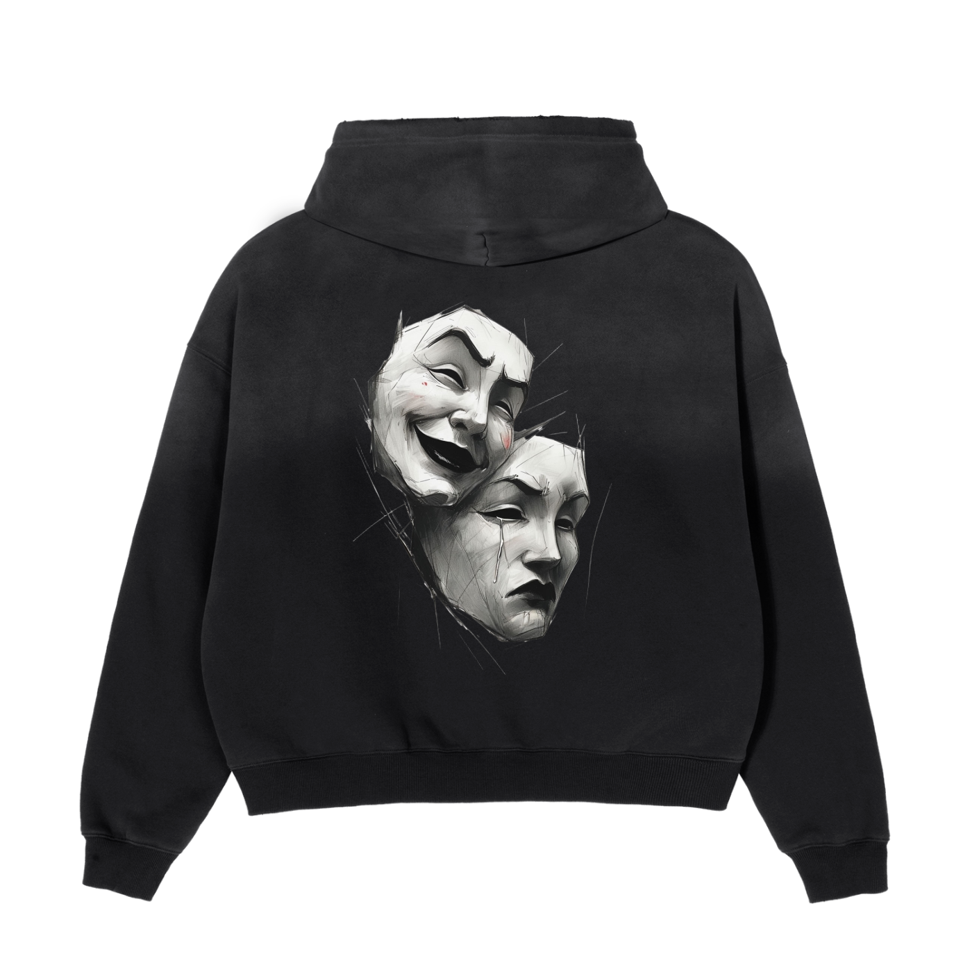 Frayed Sunfade Boxy Hoodie